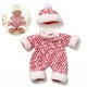 thumbnail image 1 of Conjunto de vestido navideño para muñecas Reborn de 30 cm | Disfraz de algodón elástico rosa, rojo y gris | Regalo y juguete para niñas de más de 3 años, 1 of 6