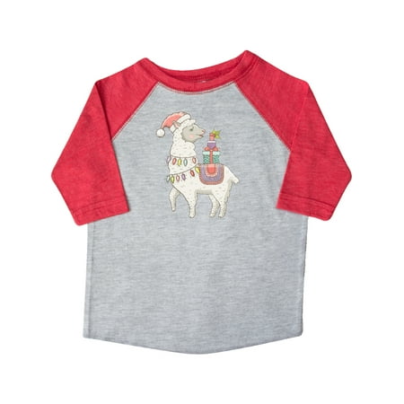 

Inktastic Christmas Llama Gift Toddler Boy or Toddler Girl T-Shirt