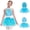 Blue, variant on vastwit Kids Girls Sequins Ballet Dance Dress Jazz Latin Ballroom Dancewear Ballerina Sleeveless Tutu Skirt Leotards White 16