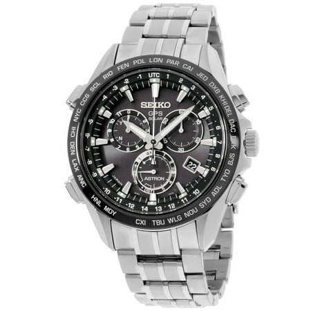 Seiko - GPS Solar Chronograph GPS controlled time Watch SSE003 ...