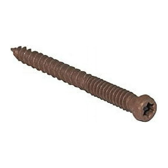 Grip Rite L158CSB1 8x1-5/8" T-20 Star Drive Composite Deck Screw(1-Lb Tub), Brwn