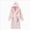 A02-Pink, variant on Gibobby Boys Girls Kids Soft Flannel Bathrobe,Thickened Warm Hooded Sleep Robe with Waist Tie,Plush Cozy Loungewear for Fall Winter for Boys Girls 2-12Y Toddler Pajamas,Yellow,Size 9-12T