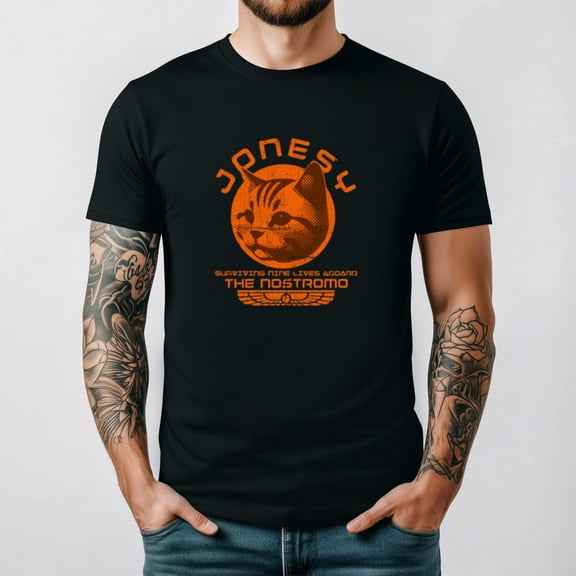 Jonesy Surviving Nine Lives Aboard The Nostromo Alien Unisex T-Shirt up to 5XL