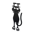 thumbnail image 1 of Balvi Curious Cat Bookmark Black 12cm Plastic/Nylon, 1 of 4