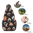 thumbnail image 5 of Lsque Different Breeds Of Dogs Pattern Cross Chest Bag Diagonally – Premium Durable Front Chest Sling with Adjustable Padded Strap, High-Capacity Storage, 5 of 8