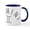 White/Navy Inside, variant on CafePress - Gemini - 11 oz Ceramic Mug - Novelty Coffee Tea Cup