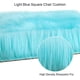 thumbnail image 5 of Nvzi Funda de piel de oveja sintética azul para silla, cojín para asiento, alfombra súper suave para sala de estar, dormitorio, sofá (1,6 pies x 1,6 pies, azul claro), 5 of 5