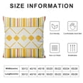 thumbnail image 5 of PHYHOO  Pillow Covers , Modern Sofa Throw Pillow Cover, Decorative Home Outdoor Linen Fabric Geometric Pillow Case for Couch Bed Car(Yellow), 5 of 5