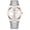 Rose white surface steel band, variant on Men's luxury steel band quartz watch, essential for business elites, ultra-thin design, precise timekeeping, fashionable and trendy men's wristwatch