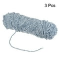thumbnail image 3 of Unique Bargains Chenille Polyester Light Gray Yarn, 3 Skeins, 3 of 7