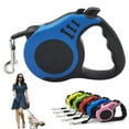 thumbnail image 2 of Correa de perro retráctil para correa de caminar con mango antideslizante, pausa y bloqueo de cinta de nailon fuerte, correa de perro de tienda retráctil Ormromra 2034520-1, 2 of 9