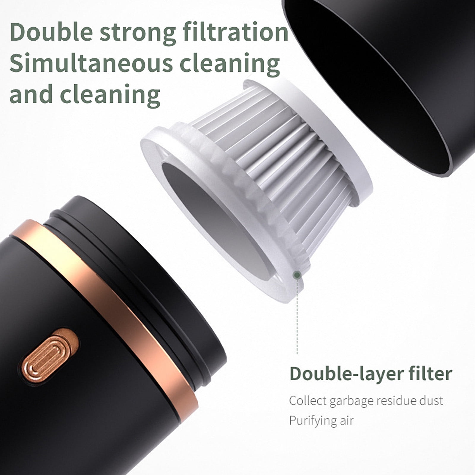 Uiz Merueh handheld Car Vacuum Car Vacuum Portable Cordless Rechargeable Lightweight for Car,Office,Home Cleaning