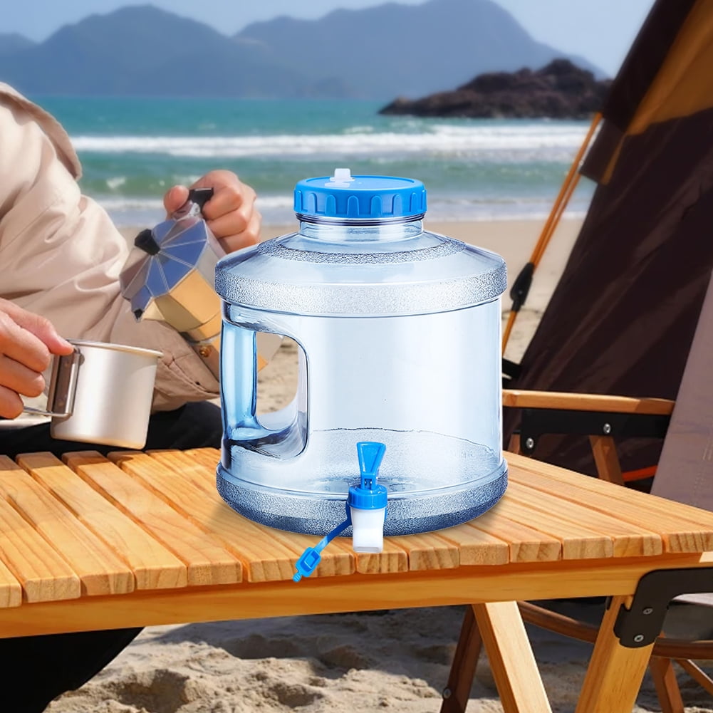 2 Gallon Water Containers with Spigot, BPA Free Water Jug, Water Tank, Multifunction Water Storage Containers for Camping Outdoor Hiking,Emergency Stroage