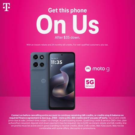 T-Mobile Postpaid Moto G 2026 128GB Pantone Slipstream