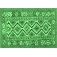 thumbnail image 1 of Ahgly Company Indoor Rectangle Southwestern Emerald Green Country Area Rugs, 7' x 10', 1 of 4