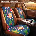 thumbnail image 3 of Eheartsgir Anti-Dust Car Front Seat Covers for Most Vehicles, Quilted Padded Fabric Non-Slip Car Seat Covers, Christmas Holiday Print, 3 of 7