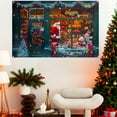 thumbnail image 5 of Virelaxpo Large Christmas Tapestry Wall Hanging for Room Decor, Festive Polyester Fabric 150x90cm Washable Home Accent, 5 of 6