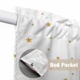 thumbnail image 4 of Christmas Swag Valances for Windows, Kitchen Window Curtains Over Sink, Winter Snowflakes Cup Pine Needles Berry Window Treatment Curtains for Living Room/Bedroom Curtains 2 Panel Sets 36"x45", 4 of 8