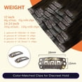 thumbnail image 3 of Extensiones de cabello humano Full Shine, 22 cm, 120 g, 3 of 9