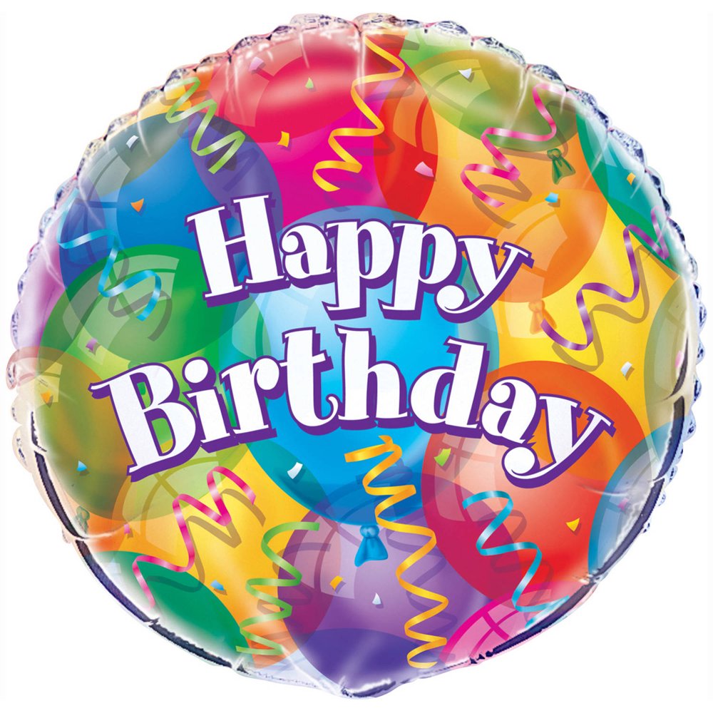 18" Foil Brilliant Birthday Balloon