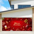 thumbnail image 1 of Banderín navideño para puerta de garaje, cubierta grande para colgar en la puerta, decoración navideña para pared de garaje, decoración exterior para fiestas., 1 of 1