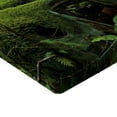 thumbnail image 2 of Ambesonne Vintage Fitted Sheet, Old Classic Car Forest, Full Size, Olive Green and Dimgrey, 2 of 3
