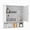White, variant on Panapinka Bathroom Wall Cabinet, Wall Mounted Kitchen Cabinets with Mirrored Doors & Adjustable Shelf, 22.2" w Storage Cabinet for Bathroom Kitchen Laundry