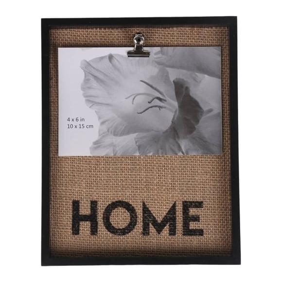 Portarretrato Prichos 18 x 23 cm Home Negro