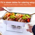 thumbnail image 3 of 9x13" Super King Aluminum Pan，Extra Heavy Duty Disposable Aluminum Roaster Foil，30 Count, 3 of 7