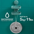 thumbnail image 3 of Soap Bar Holder Soap Dish for Shower Suction Cup Wall Mounted NO-Drilling Self Draining Removable Waterproof Strong Vacuum Suction Bar Sponge Holder for Bathroom Bathtub Kitchen Sink, 3 of 18