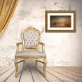 thumbnail image 3 of Grigori Ivanovitch Kapustin 24x17 Gold Ornate Framed and Double Matted Museum Art Print Titled - Moonlit Night Over a Coastal Landscape, 3 of 4