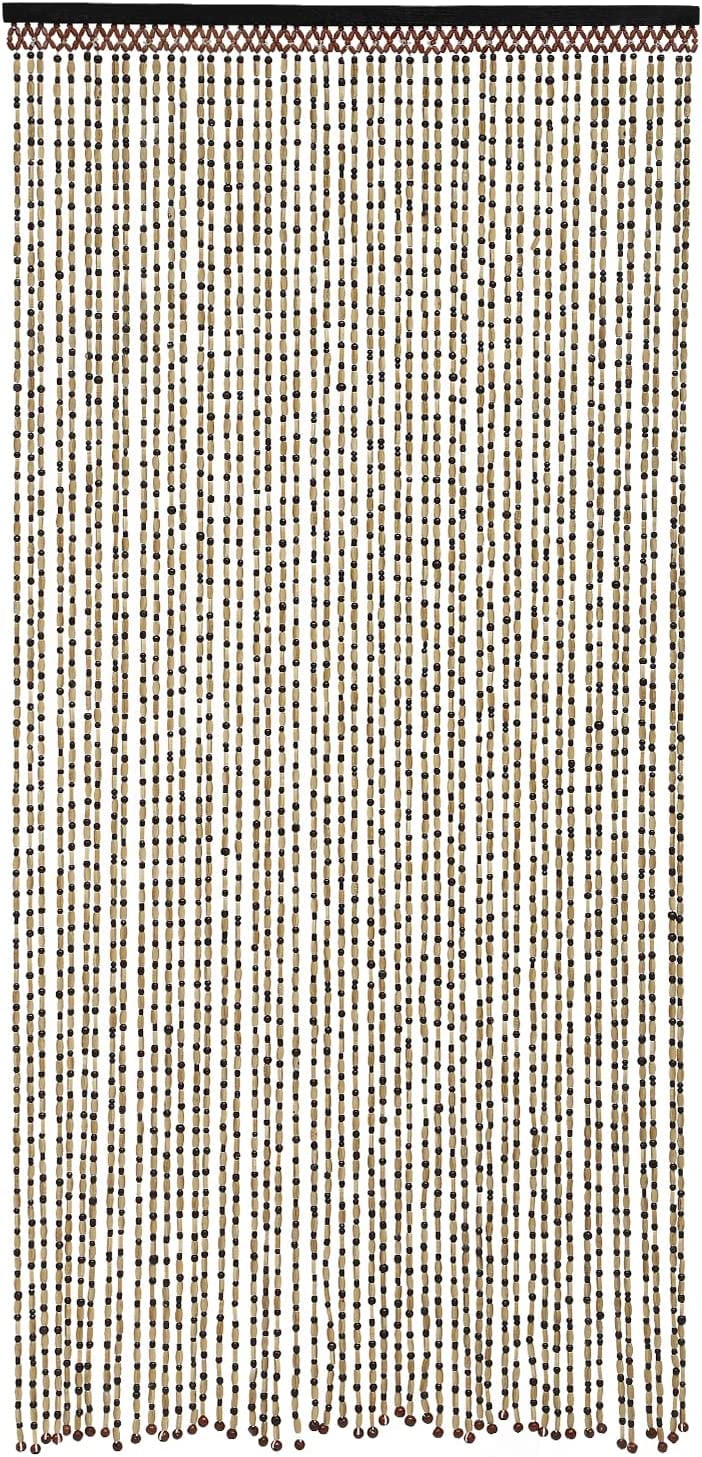 TFCFL Bamboo Bead Curtain Doorway String porch door Screen Wooden