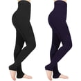 thumbnail image 1 of Leggings Térmicos mujer Ormromra Pack de 2 Forrados con Forro polar Cintura alta, 1 of 6
