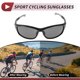 thumbnail image 3 of Gafas de montar para motocicleta Unique Bargains 1 Pc con lente gris oscuro y marco negro, 3 of 6