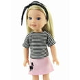 thumbnail image 2 of Light Pink 50's Poodle Skirt Outfit For 14 Inch Dolls, 2 of 2