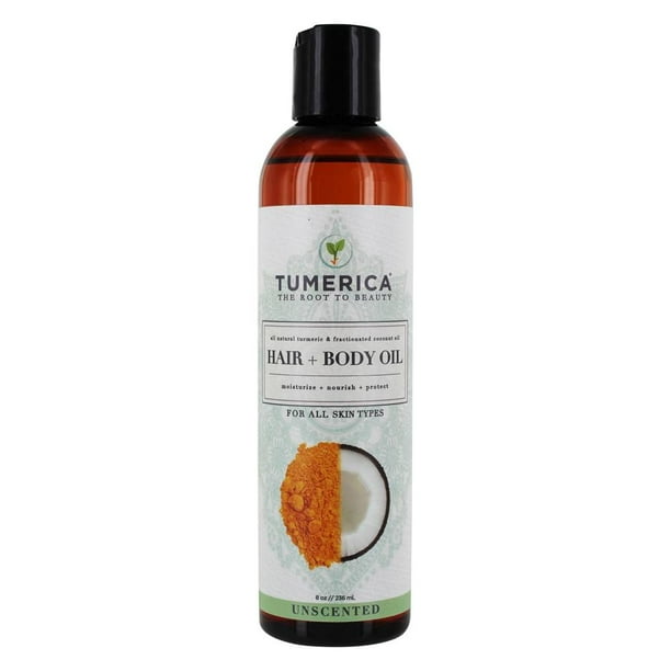Tumerica Hair And Body Oil Coconut Turmeric 8 Oz
