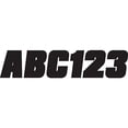 thumbnail image 2 of Hardline BLK500EC 500 Series 2" Letter/Number Kit - Solid Black, 2 of 4