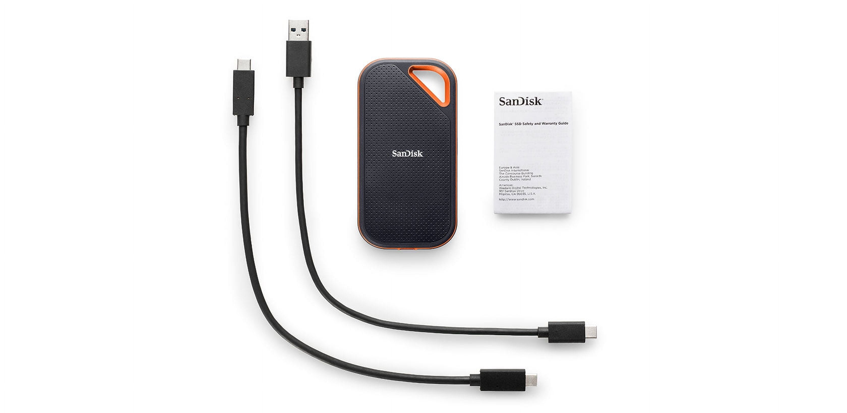 SanDisk 1TB Extreme Portable SSD V2 (Black) SDSSDE61-1T00-G25