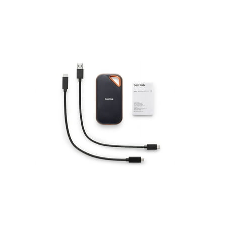 SanDisk - Extreme Pro Portable 4TB External USB-C NVMe SSD - Black