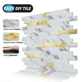 thumbnail image 6 of Art3d 10-Sheet 11.8''X13.4'' Peel and Stick Backsplash Marble Tone Tile for Kitchen,Bathroom,RV, 6 of 7