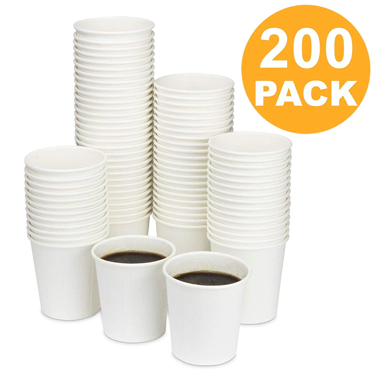 Bicchiere Carta Caffe espresso con manico 4oz-90ml x 200 Pz per bevande calde paper cup with handle