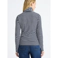 thumbnail image 3 of Free Assembly Women's Ribbed Turtleneck Tee, Sizes XS-XXL, 3 of 5