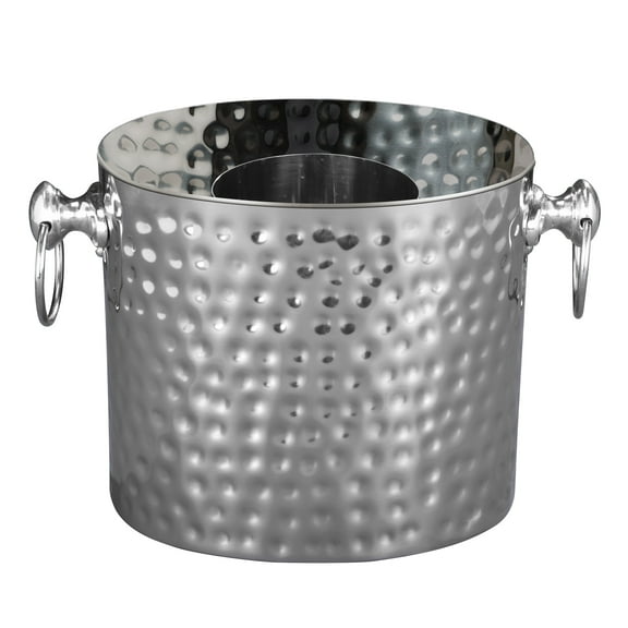 Chic Chill 7" Stainless Steel 1-Bottle Tabletop Wine Chiller