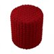 thumbnail image 1 of 2x Fundas Otomanas Redondas Protección Otomana para Sala de Estar Rojo Vino , 2 piezas, 1 of 8