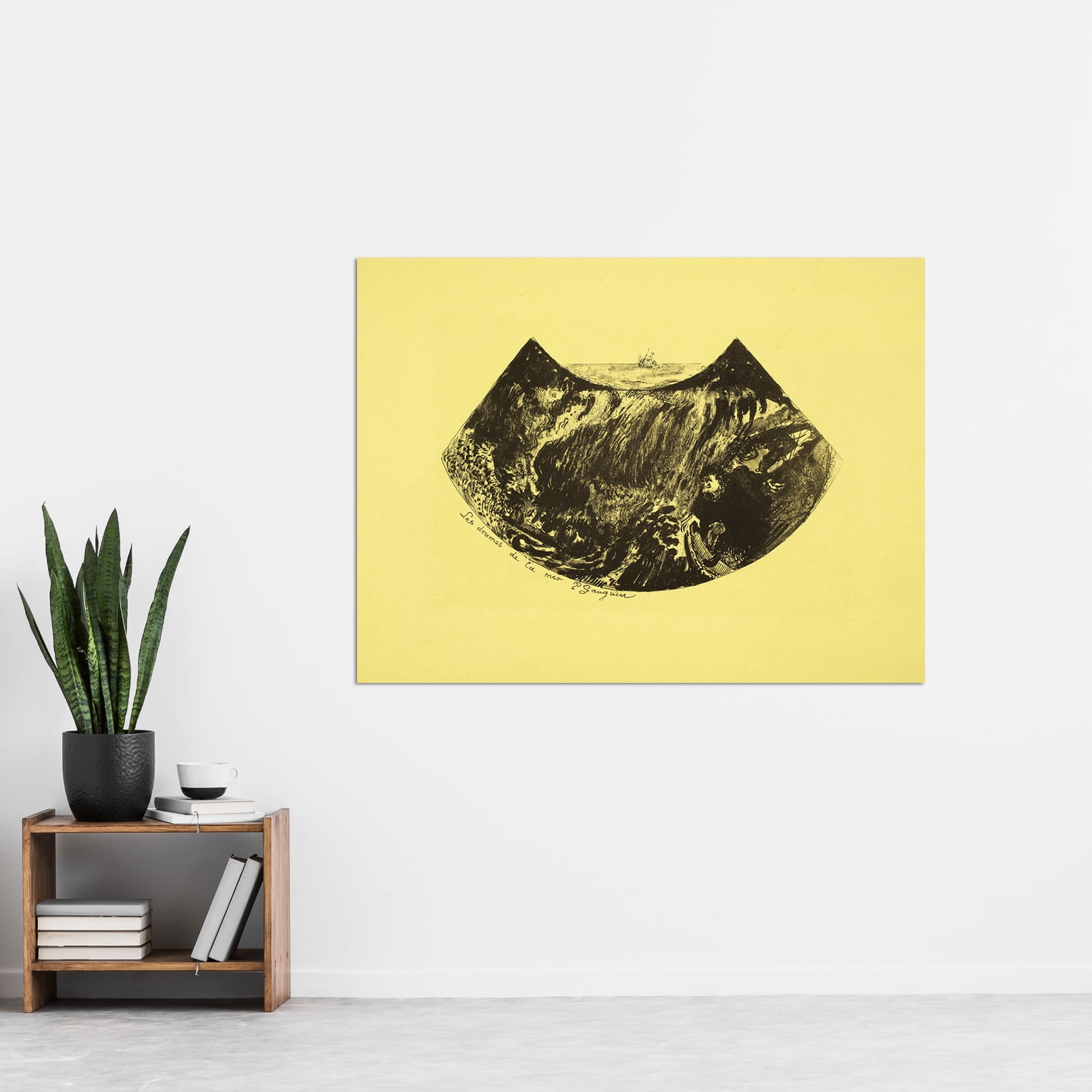 Paul Gauguin Les Drames De La Mer Dramas Of The Sea Extra Large Art Print Wall Mural Poster Premium XL