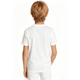 thumbnail image 3 of Boys Graphic Tees Rockin Around The Classroom Christmas Tree Short Sleeve Kids T-Shirt, 100% Cotton Soft Casual Tops for Children, 3 of 5
