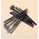 thumbnail image 4 of Juego de 12 brochas de maquillaje cosméticas negras/kit de brochas cosméticas, brochas de maquillaje, brochas de maquillaje, base cosmética con bolsa, herramientas de belleza, 4 of 5
