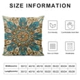 thumbnail image 6 of Awypu  Set of 2 Throw Pillow Covers Colorful Circle Floral Ornamental Round Pattern Lace Abstract Beautiful Home Decor Pillowcase Cushion Cover for Sofa Couch Bed and Car, 6 of 6
