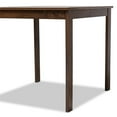 thumbnail image 3 of Bowery Hill 5-Piece Wood Dining Set in Beige and Dark Walnut Brown, 3 of 8