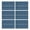 Blue Geometric Pattern, variant on Blue Geometric Striped Pattern Summer Placemats Table Placemats Set Of 4-Linen Kitchen Washable Placemats Table Mats 11.8"x17.7" Non-Slip Heat Resistant